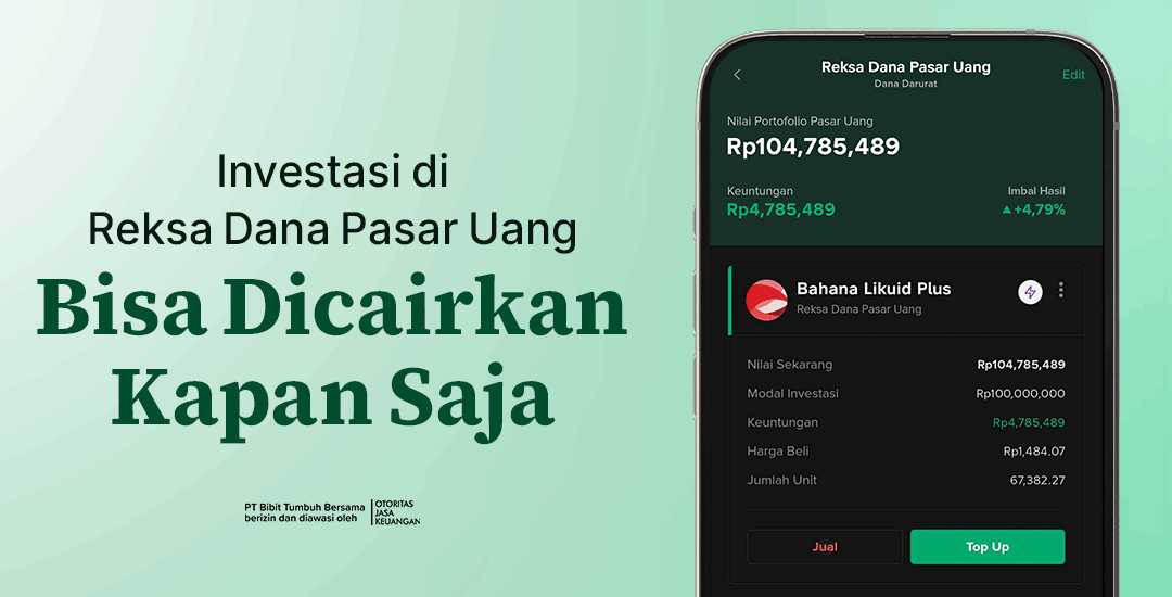 Investasi di Reksa Dana Pasar Uang Bisa Dicairkan Kapan Saja